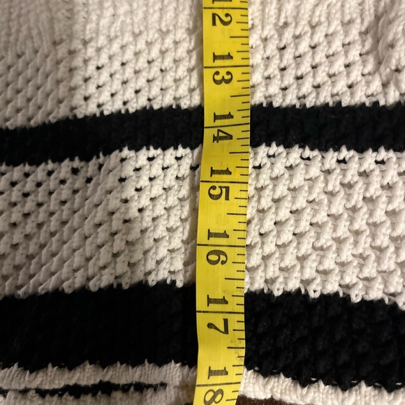 Fate White Knit Top with Black Trim - Picture 7 of 8